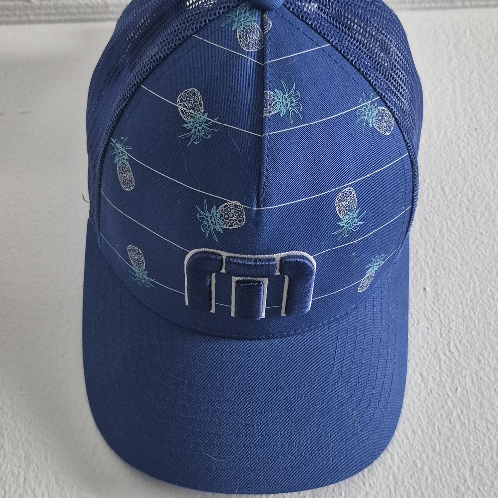 Travis Mathew Blue Pineapple Hat